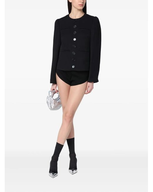 NAMACHEKO Black Collarless Jacket