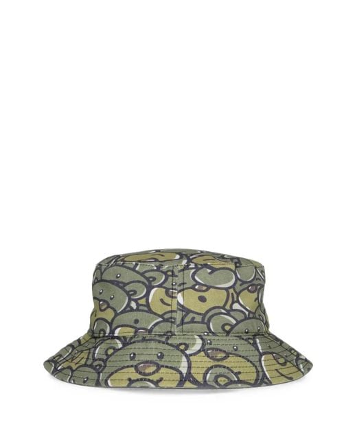 INBETWEENERS Green Graphic-Print Bucket Hat