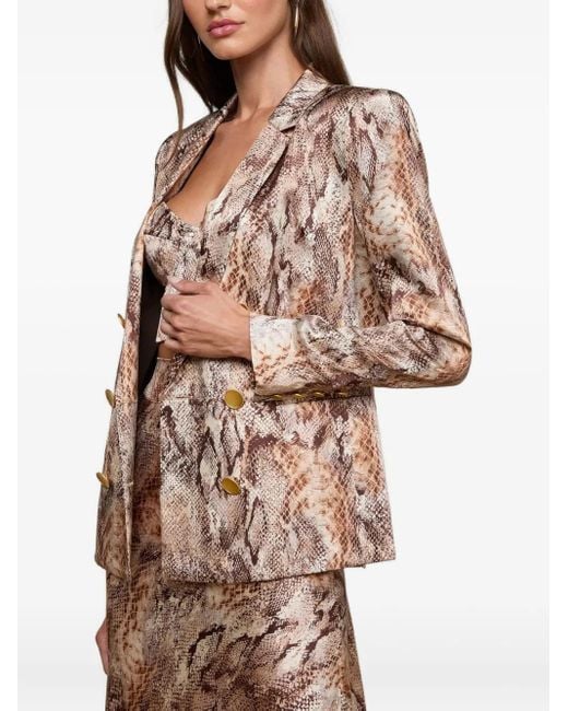 Blazer Colin con doble botonadura L'Agence de color Brown