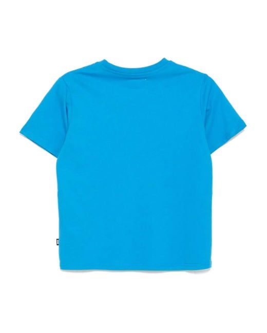 Izzue Blue Logo-Patch T-Shirt
