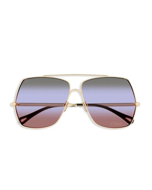 Chloé Metallic Aly Sunglasses