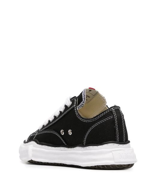 Maison Mihara Yasuhiro Black Peterson Original Sole Sneakers
