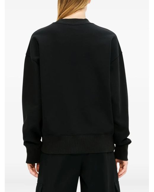 MSGM Sweater Met Print in het Black