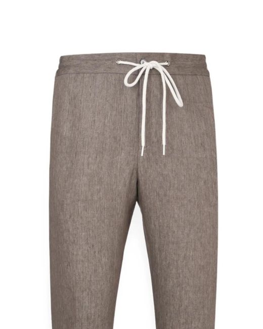 Tombolini Gray Zero Gravity Drawstring Trousers for men