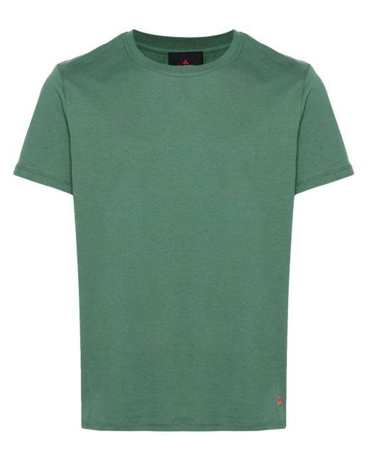 Peuterey Green Short-sleeve Cotton T-shirt for men