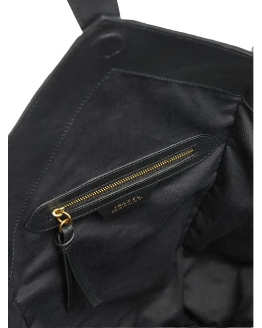 Isabel Marant Black Tampa Leather Tote Bag