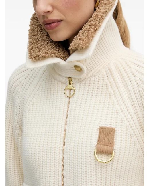 Jersey Con Cremallera Barbour de color Natural