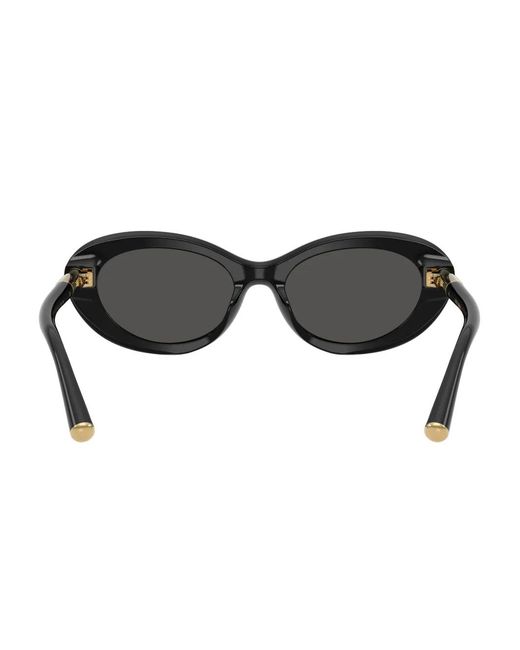 Dolce & Gabbana Black Oval-Frame Sunglasses