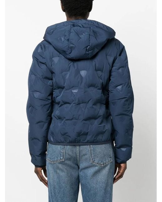 Rossignol Blue Hooded Quilted Jacket