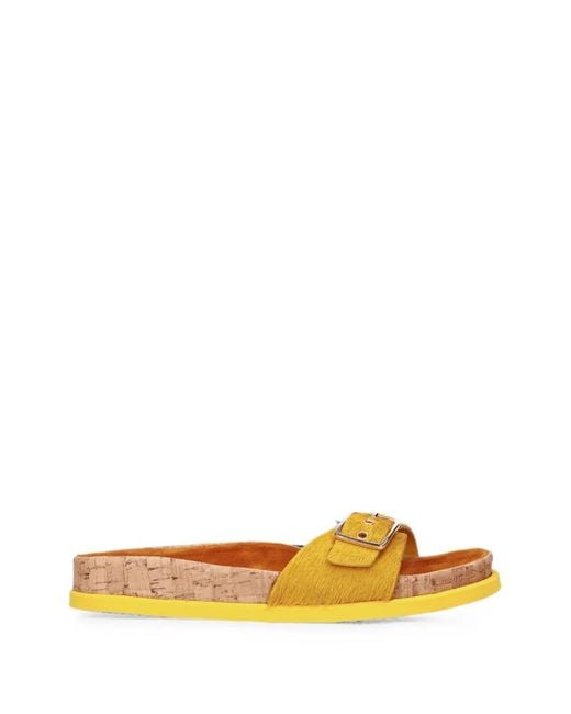 Premiata Metallic Pony-Skin Slippers