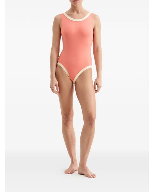 Eres Pink Canopée Tank One-Piece Swimsuit
