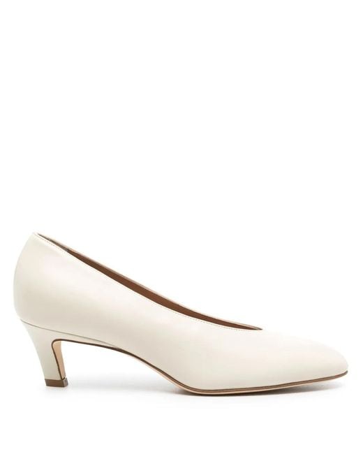 Scarosso Natural 50Mm Deva Leather Pumps