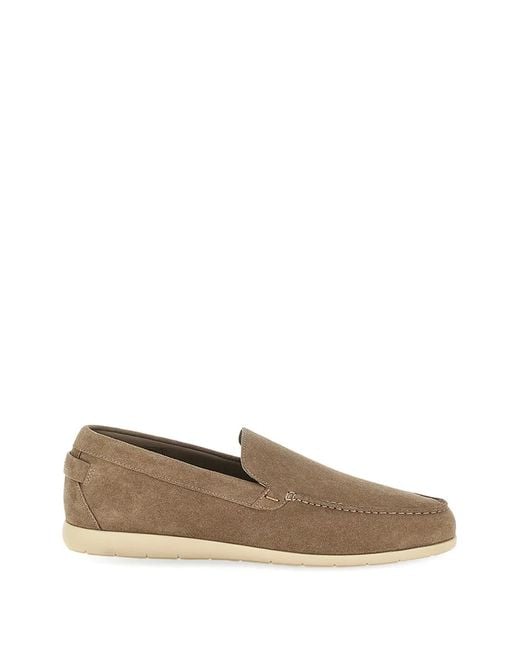 Paul & Shark Natural Portofino Suede Loafers for men