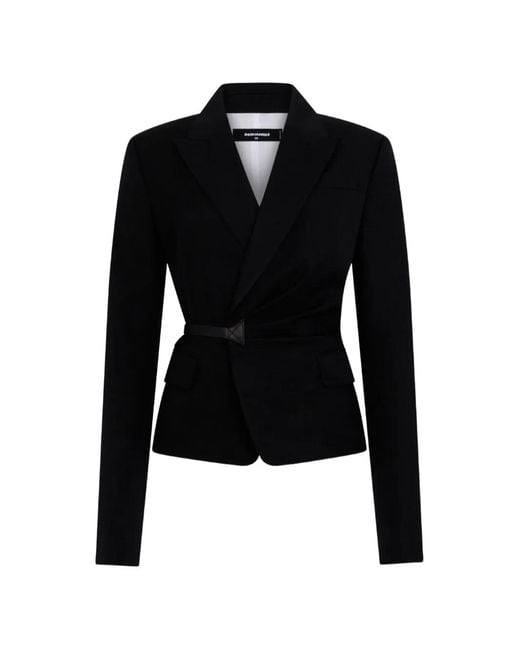 DSquared² Black Tailored2 Tweed Jacket