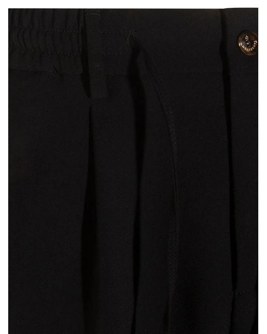 Montecore Black Drawstring Trousers for men