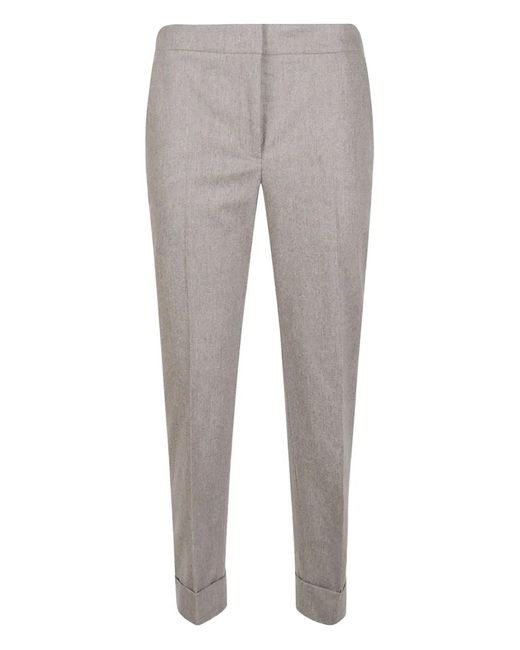 PT Torino Gray Cuffed Trousers