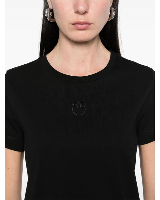 Pinko Black Tonal Logo T-Shirt
