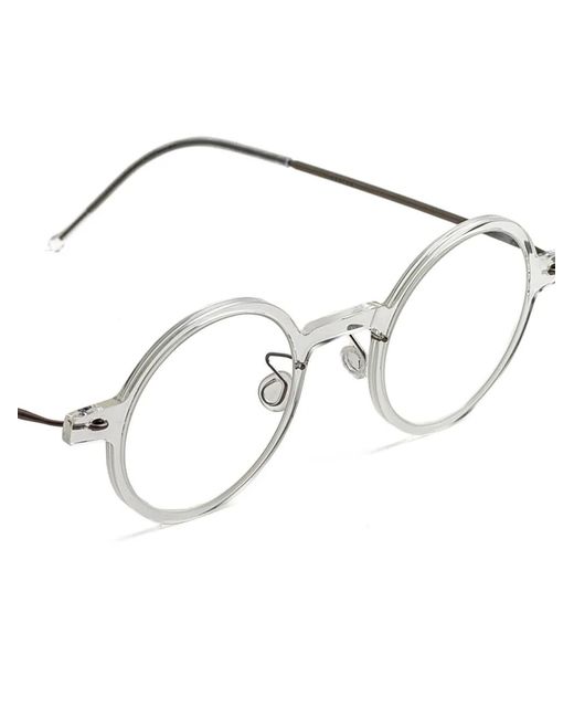 Lindberg Natural Round-Frame Glasses