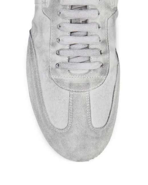 Ann Demeulemeester White Siru Low-Top Sneakers