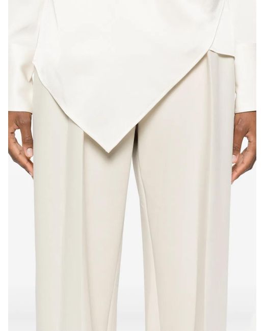 Patrizia Pepe White Light Tailored Pants