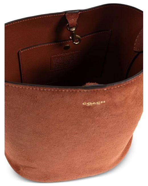 COACH White Sac Seau Bleecker En Cuir