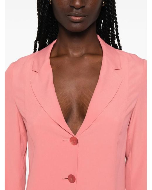 Carla G Pink Button-Fastening Shirt
