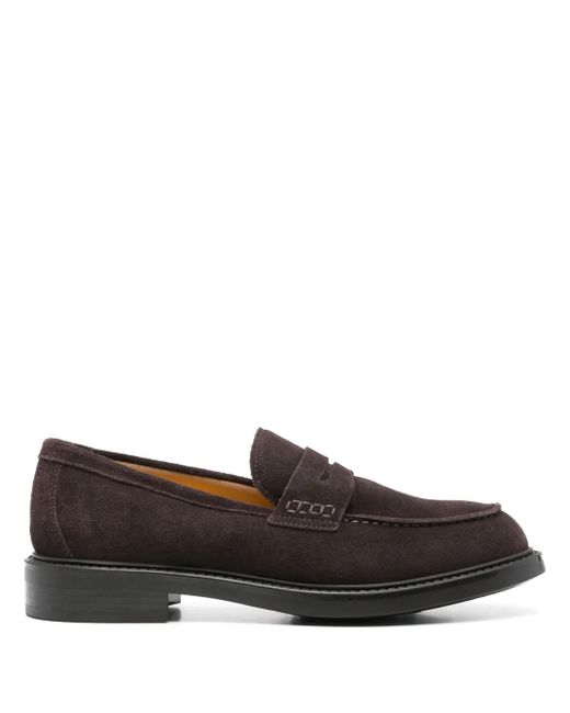 Doucal's Brown Suede Loafers