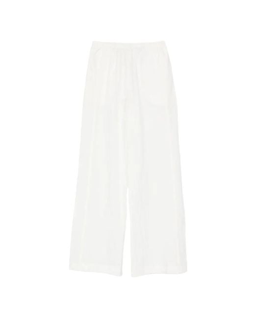 GIMAGUAS White Devi Elasticated Trousers
