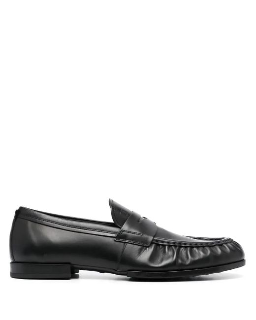 Tod's Black Diver Liscio Loafers for men