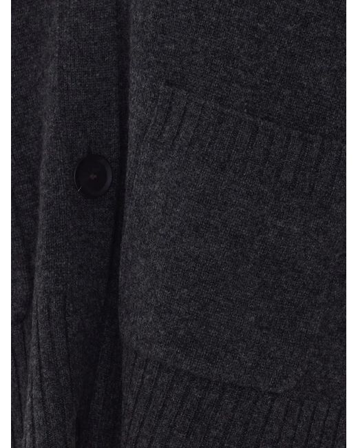 Alpha Studio Blue V-Neck Button-Up Cardigan