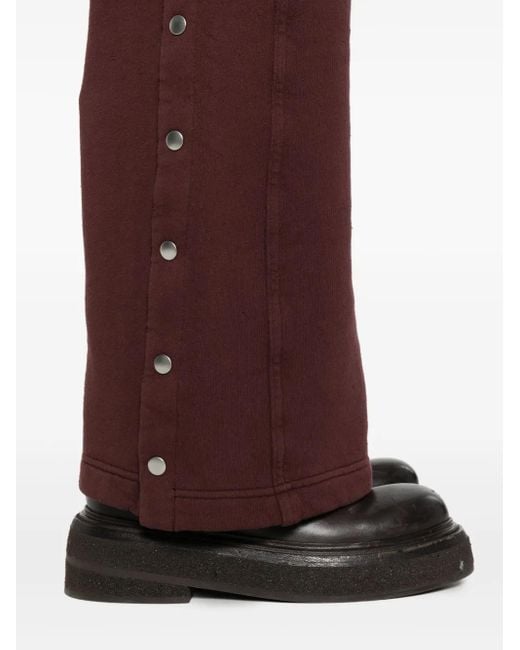 Rick Owens Purple Stud-Embellished Trousers