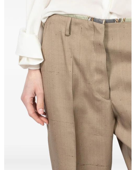 Ibrigu Natural Silk Trousers