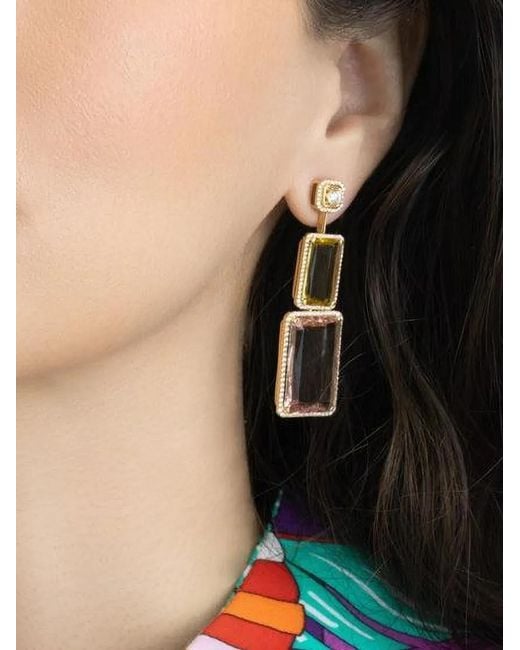 Goshwara Black G-One Beryl And Morganite Earrings