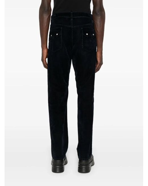 DSquared² Black Five-Pockets Cotton Jeans for men