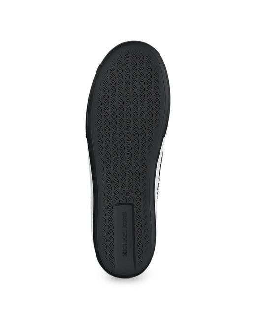 Michael Kors White Jude Monogram-Print Sneakers for men