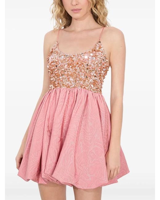 Alice + Olivia Nessa Jurk in het Red