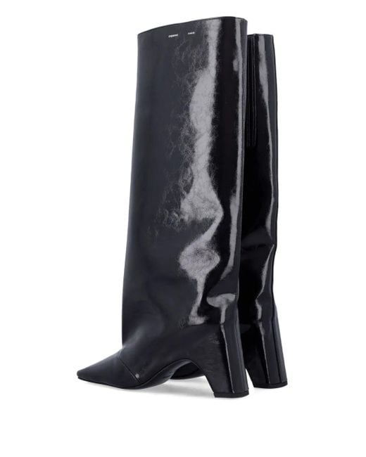 Coperni Blue Cactus Leather Bridge Boot