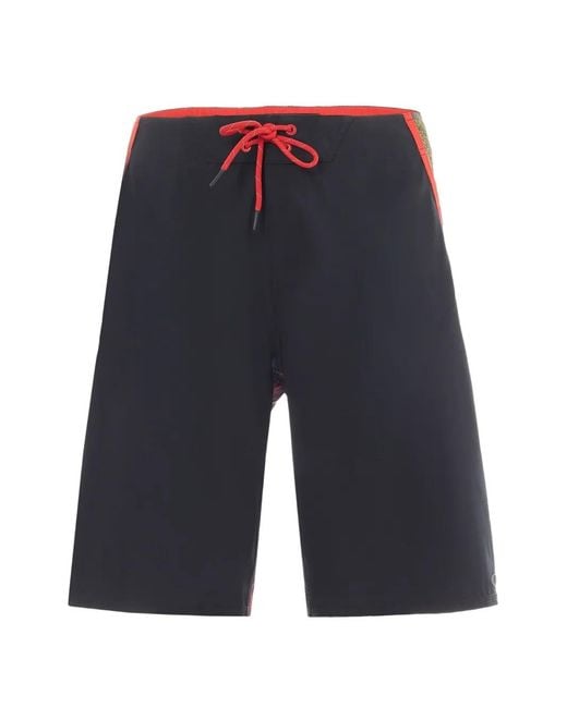 Oakley Blue Backdraft 21 Graphic-Print Shorts for men