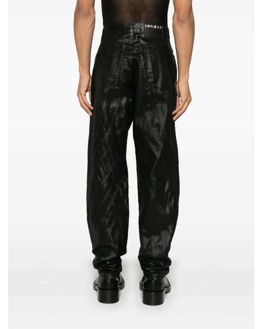 Vaqueros Encerados Mugler de hombre de color Gray