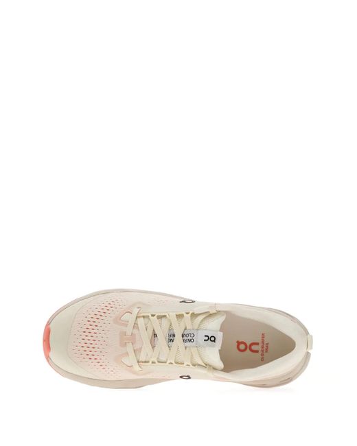 On Shoes White Cloudsurfer Trail 2 Sneakers for men