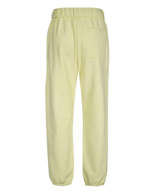 Max Mara Yellow Elasticated-Cuff Trousers