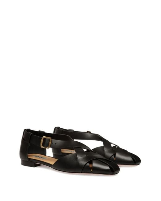 Pumps Sylt Con Punta Quadrata di Bally in Black