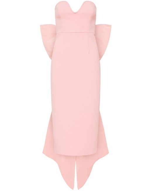Robe-bustier Annabelle à coupe mi-longue Rebecca Vallance en coloris Pink