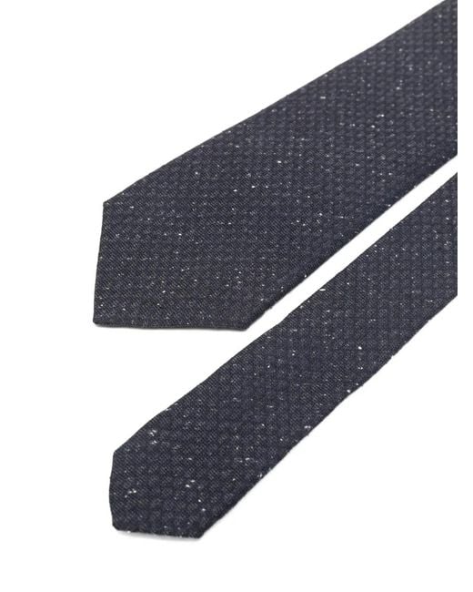 Canali Blue Patterned Tie for men