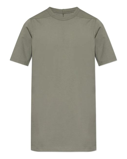 Rick Owens Gray Crew-Neck T-Shirt for men
