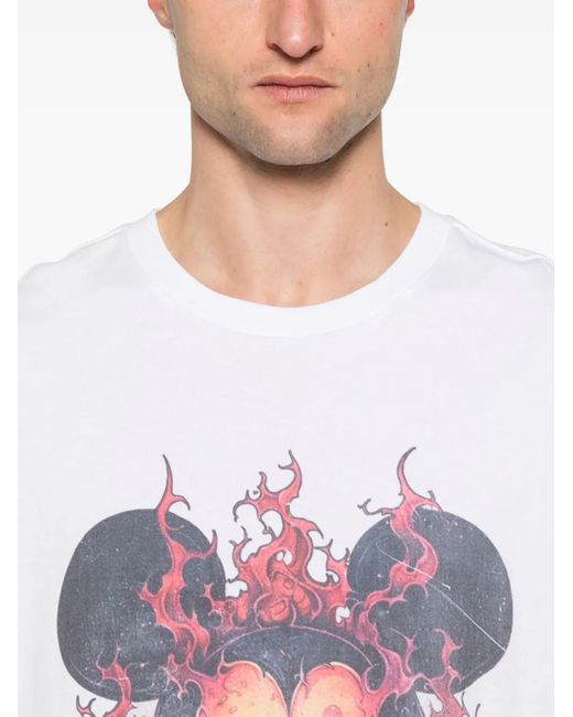 Ksubi White Fuego Biggie T-Shirt for men