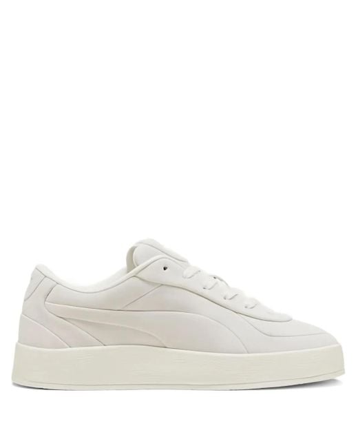 PUMA White Ca Luxe Elevated Sneakers
