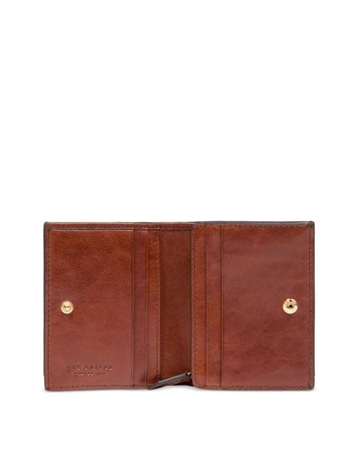 The Bridge Brown Logo-Debossed Leather Wallet