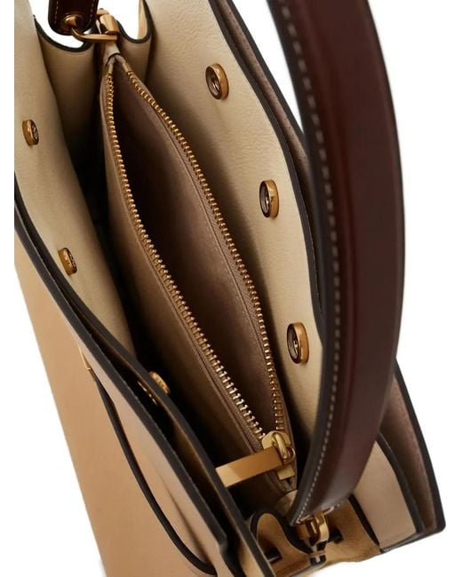 Tory Burch Natural Small Lee Radziwill Tote Bag