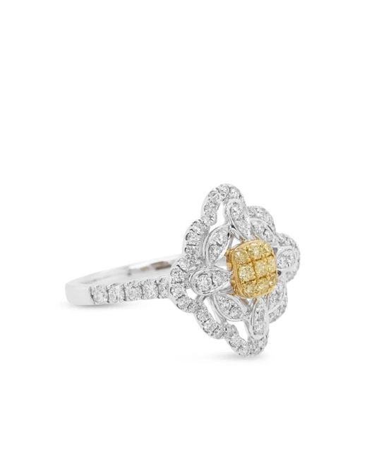 HYT Jewelry White 18Kt And Platinum Diamond Ring